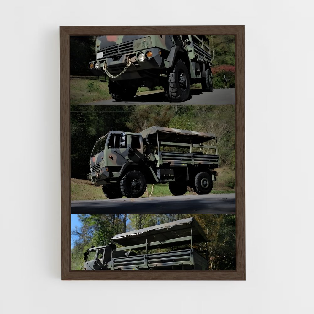 ap-kamaz military-1 cadre Bois foncé