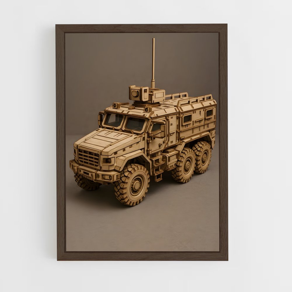 ap-kamaz military-2 cadre Bois foncé