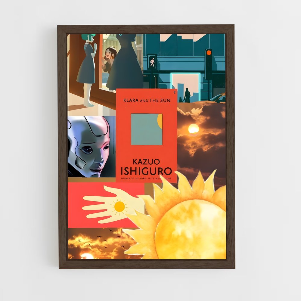 ap-kazuo ishiguro-4 cadre Bois foncé