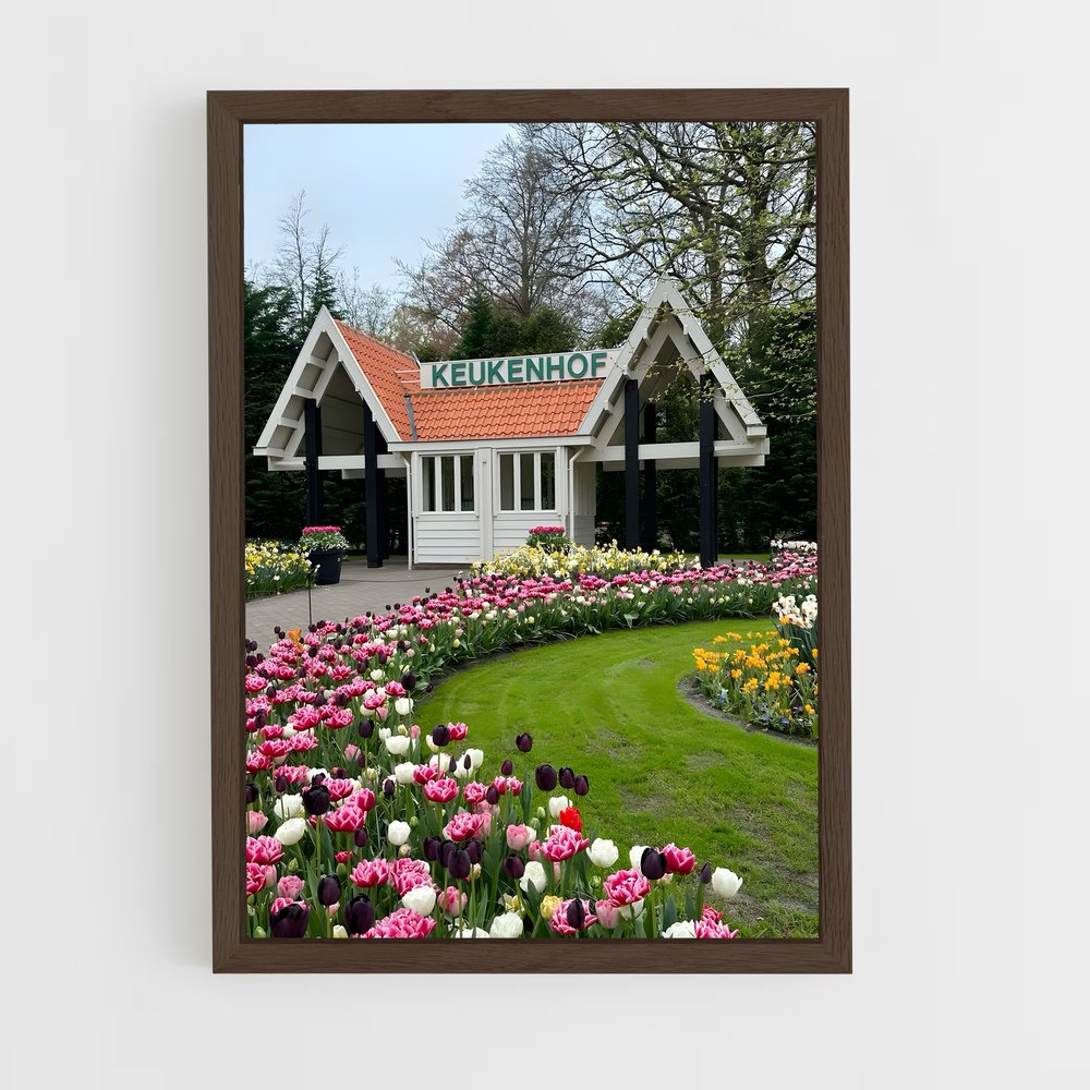 ap-keukenhof gardens-5 cadre Bois foncé
