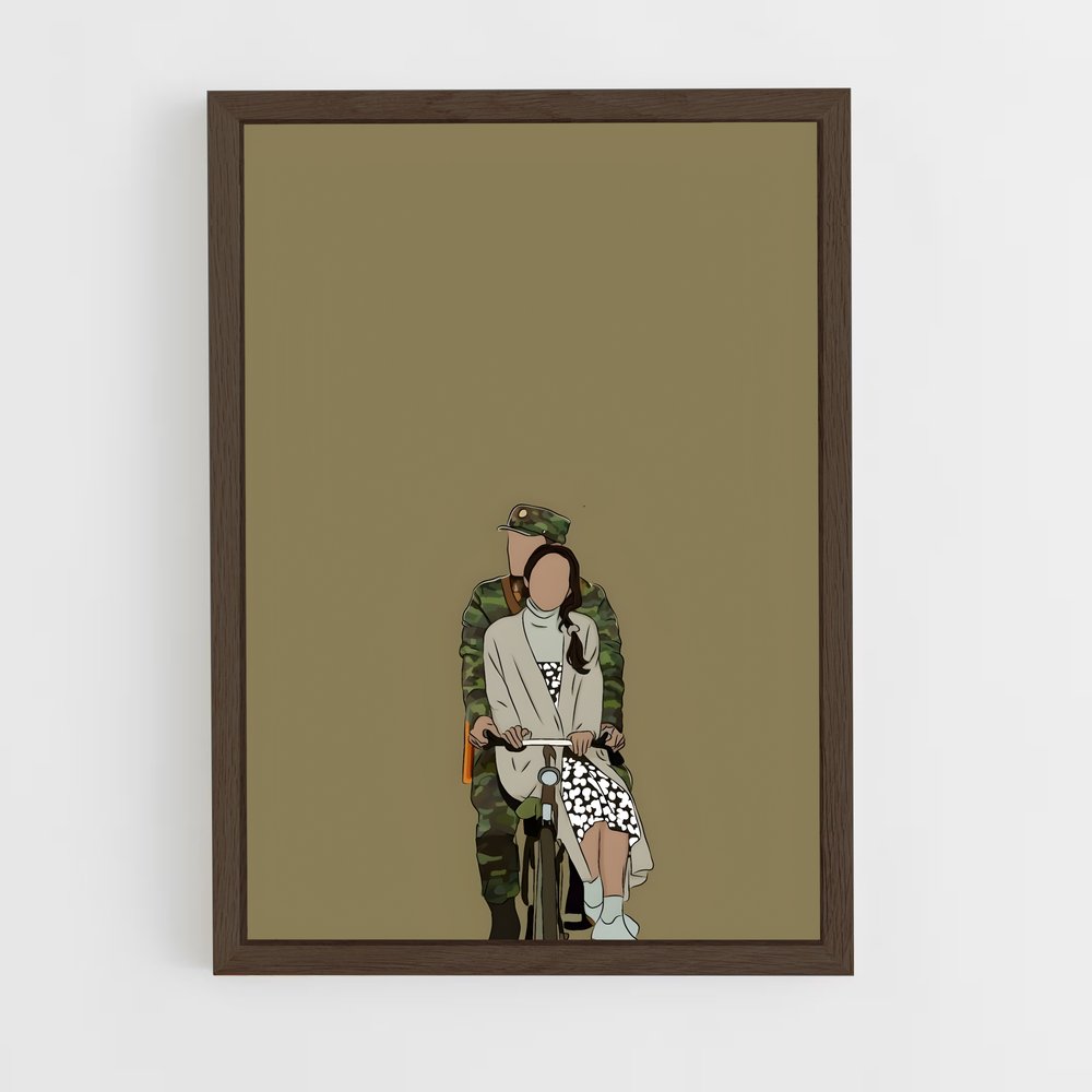ap-ko myeong eu-5 cadre Bois foncé