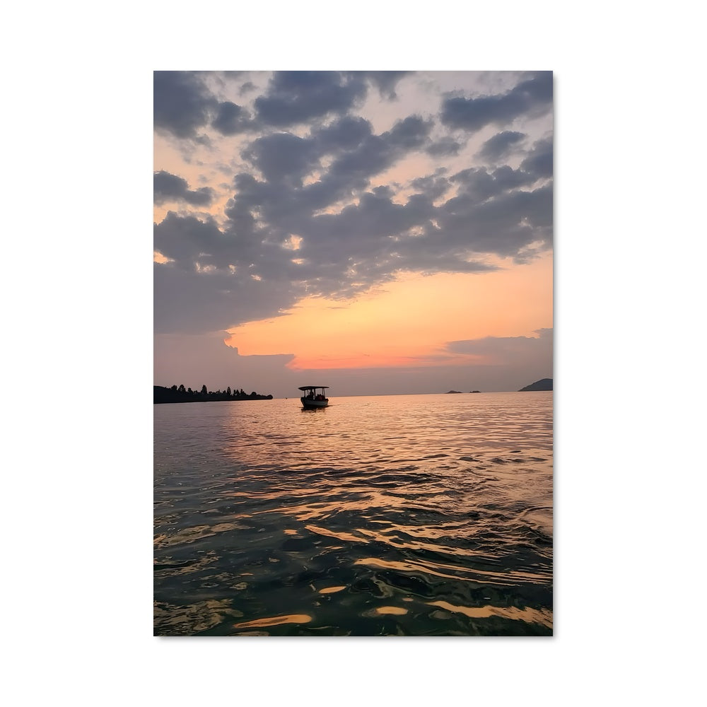 Poster Crépuscule au Lac Kivu