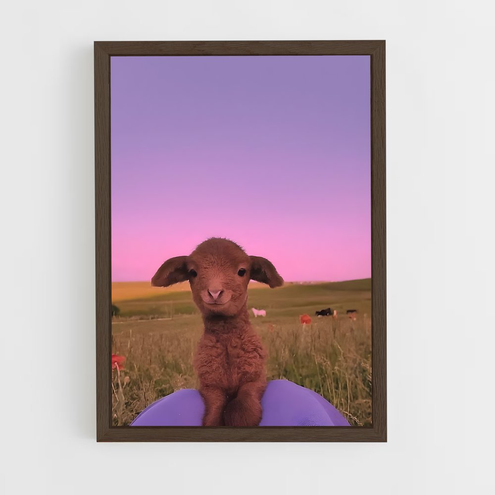 ap-lamb-15 cadre Bois foncé