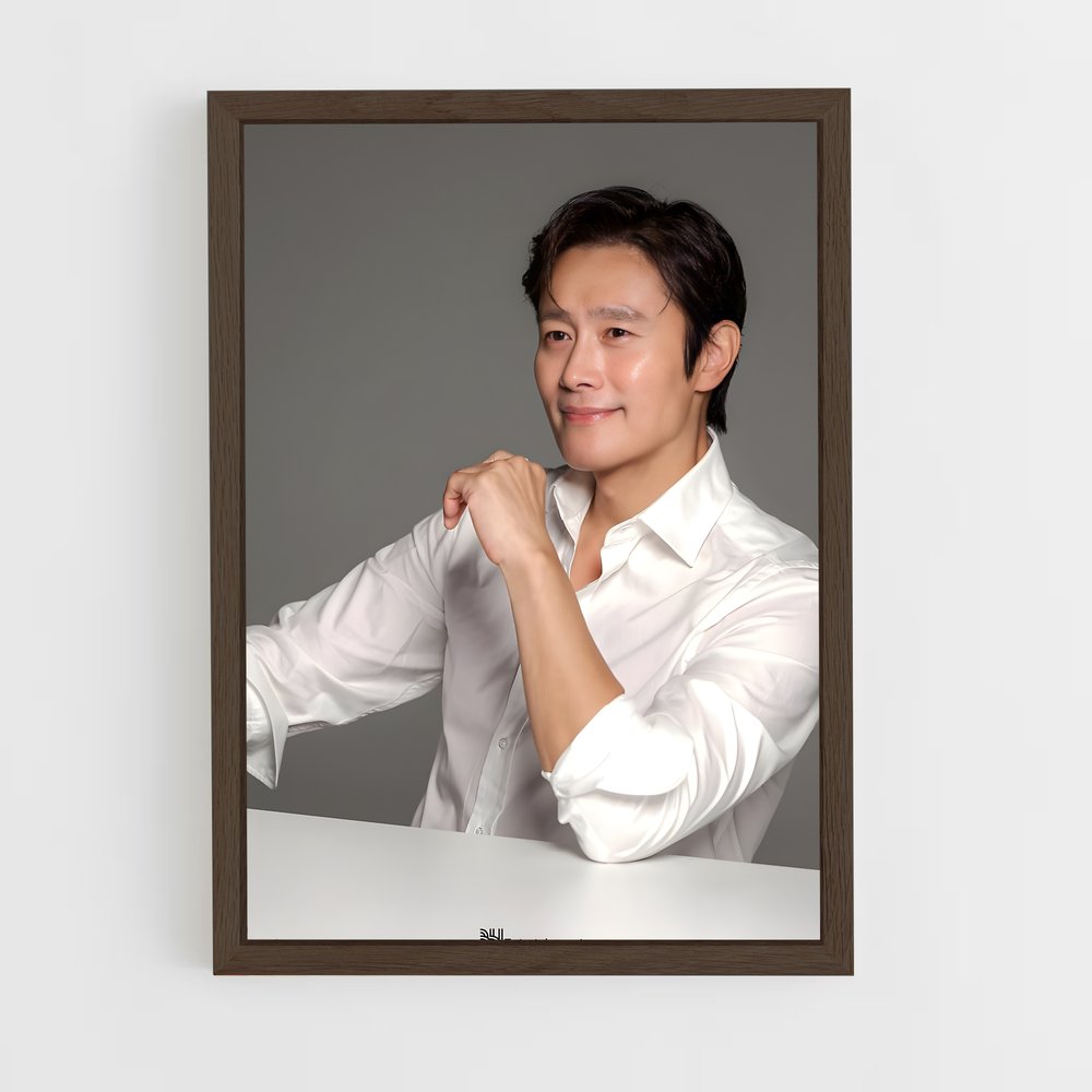 ap-lee byung-hun-3 cadre Bois foncé
