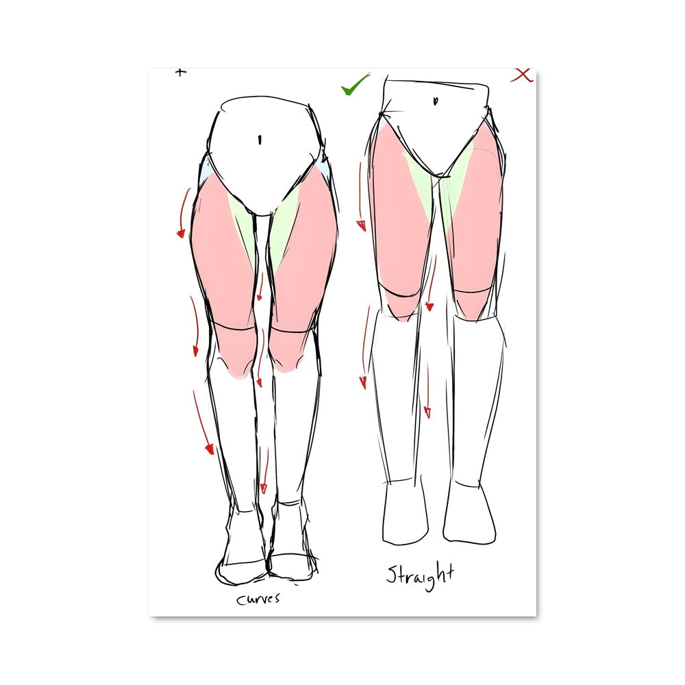 Poster Jambes en Éveil