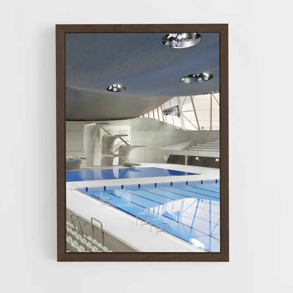 ap-london aquatics centre-1 cadre Bois foncé