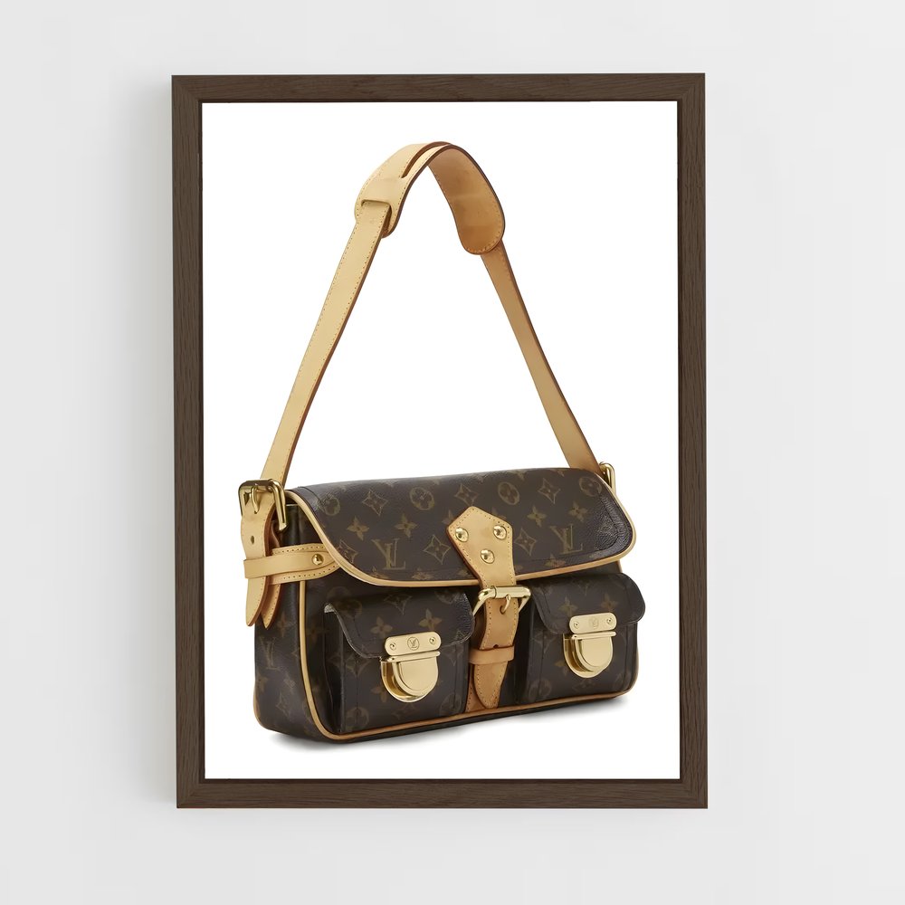 ap-louis vuitton-3 cadre Bois foncé