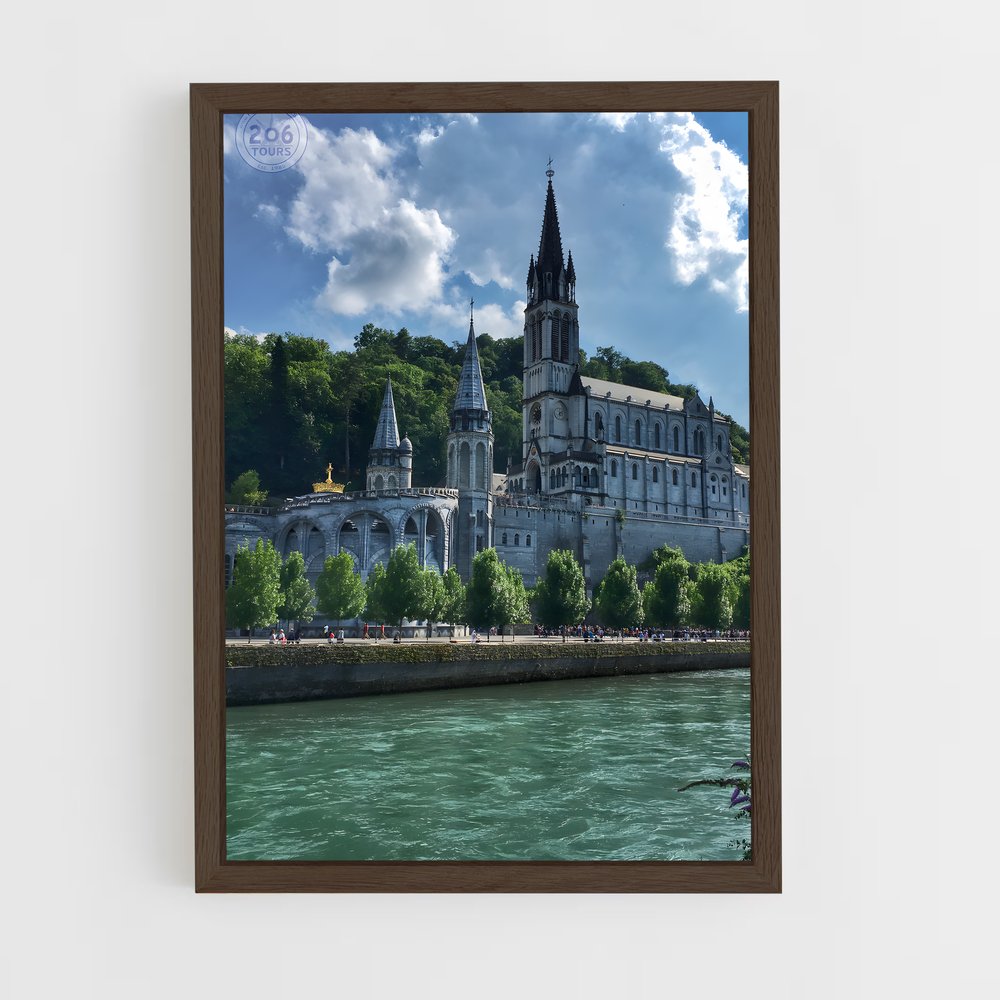 ap-lourdes-10 cadre Bois foncé