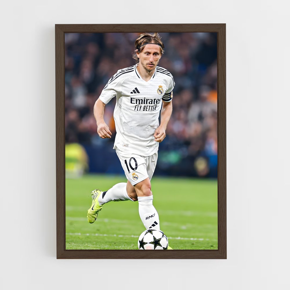ap-luka modric-9 cadre Bois foncé