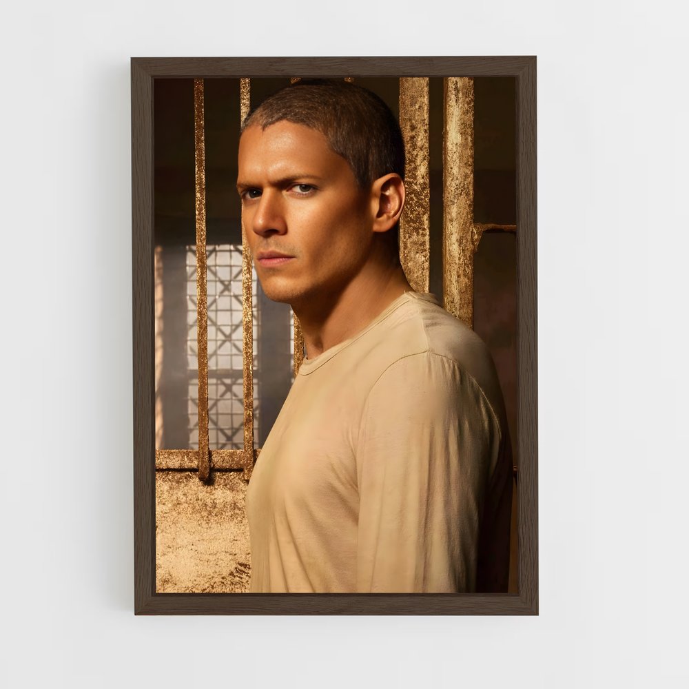 ap-major william cage-3 cadre Bois foncé