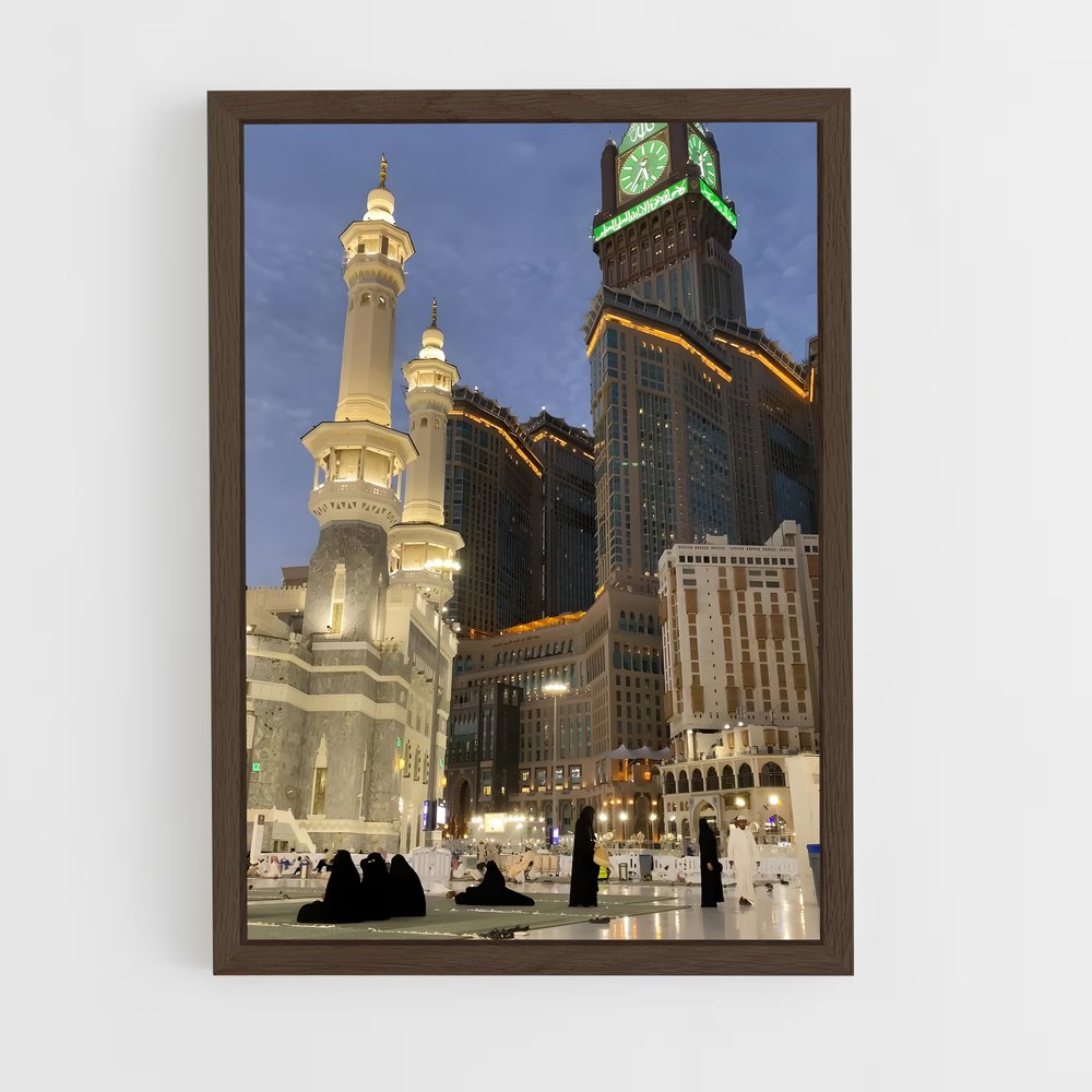 ap-makkah-16 cadre Bois foncé