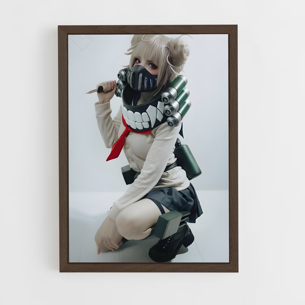 ap-manga cosplay-4 cadre Bois foncé