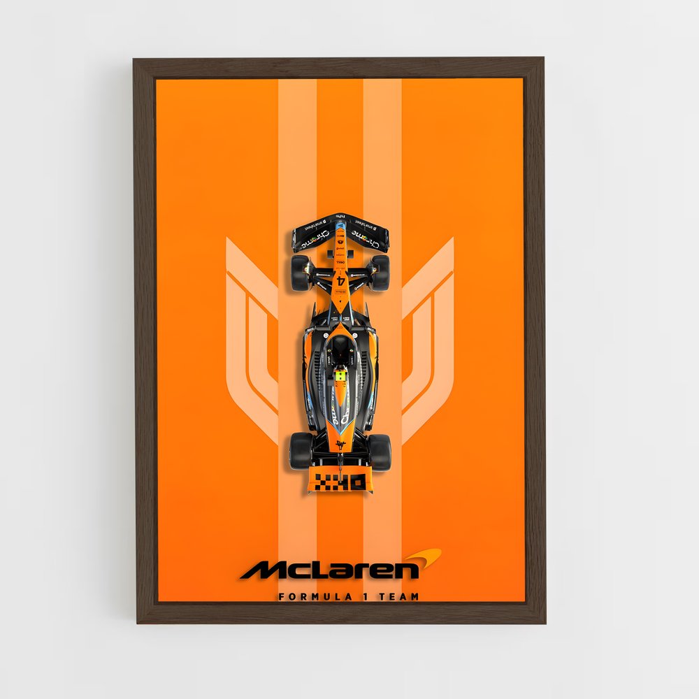 ap-mclaren f1 team-10 cadre Bois foncé