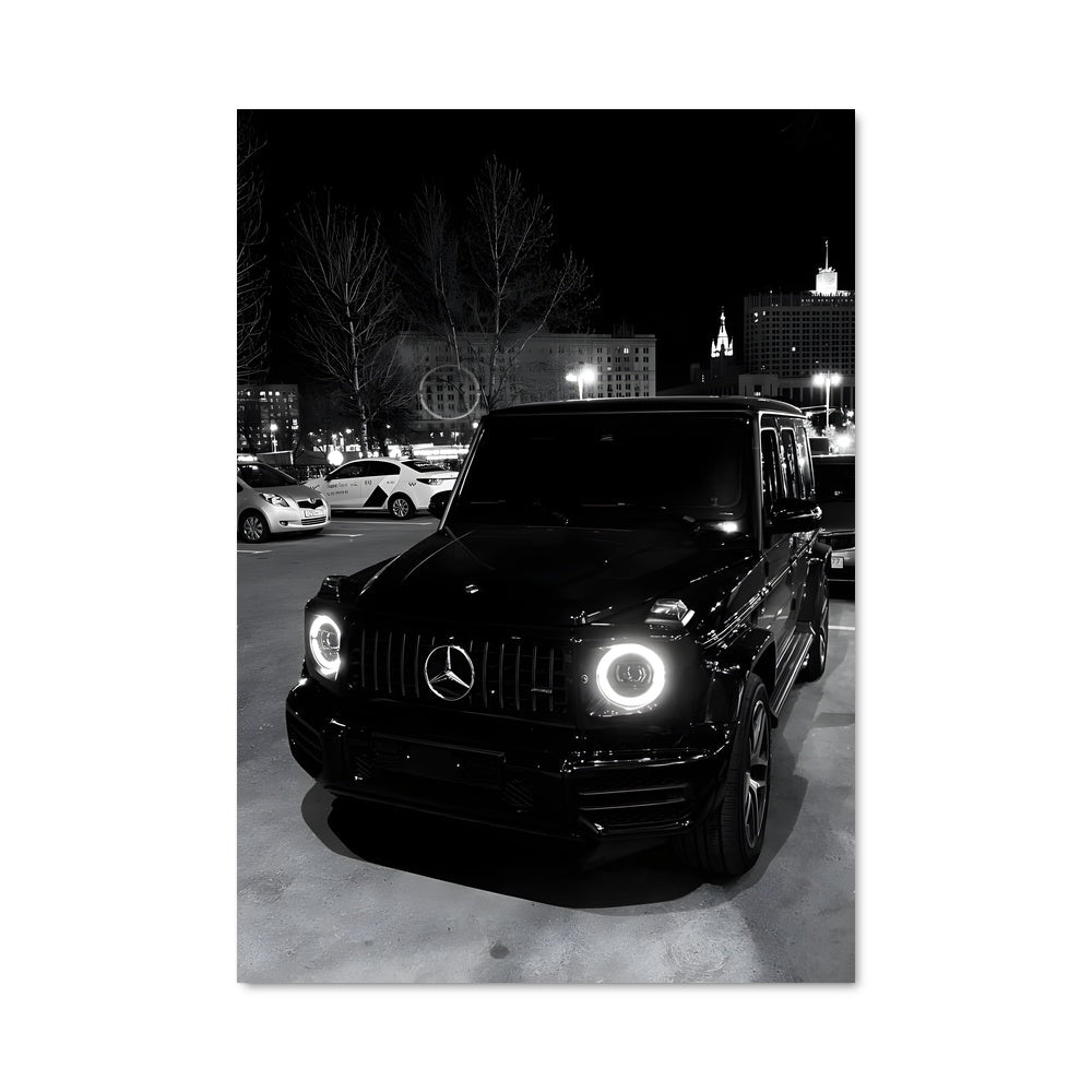 Poster SUV Noir Élégance