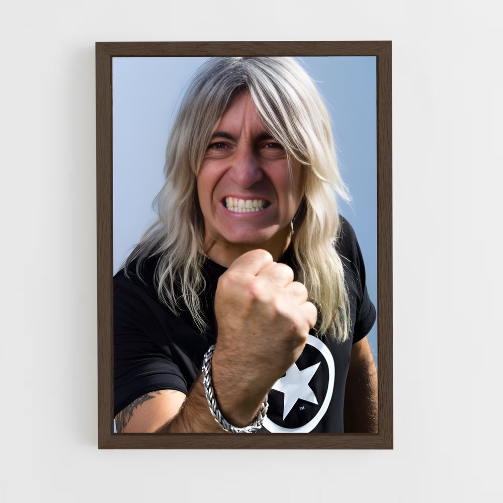 ap-mikkey dee-2 cadre Bois foncé