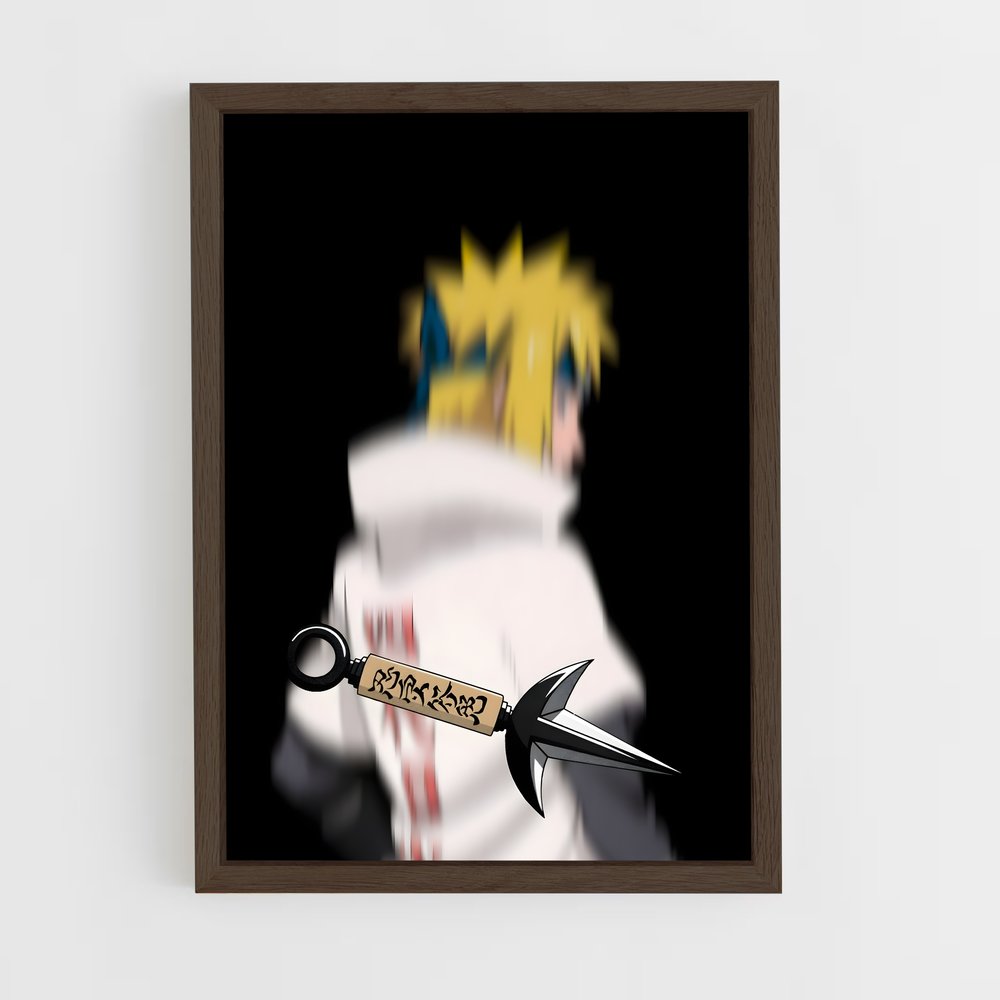 ap-minato namikaze-5 cadre Bois foncé