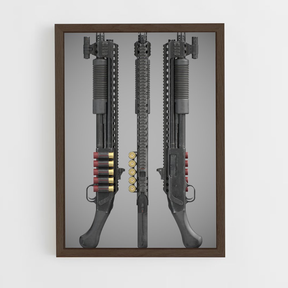 ap-mossberg 500-5 cadre Bois foncé