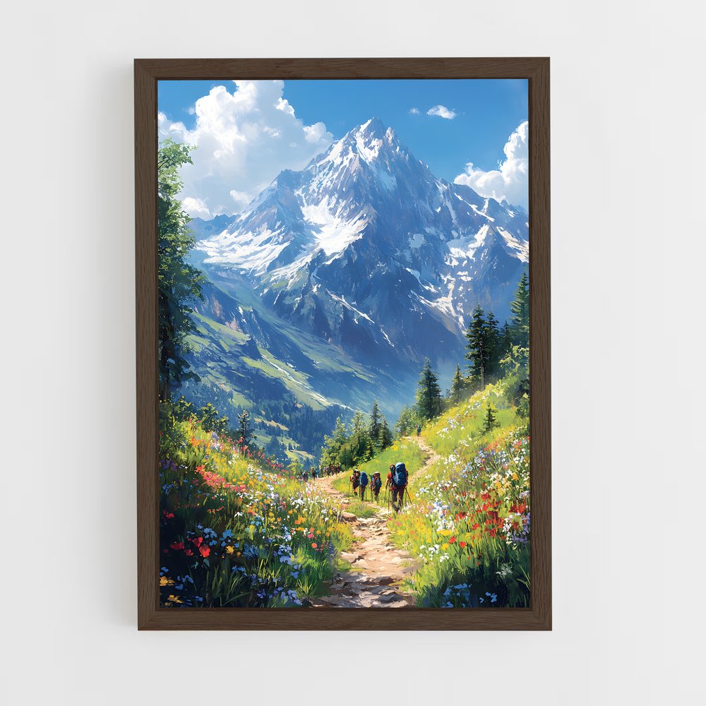 ap-mountain guide-2 cadre Bois foncé