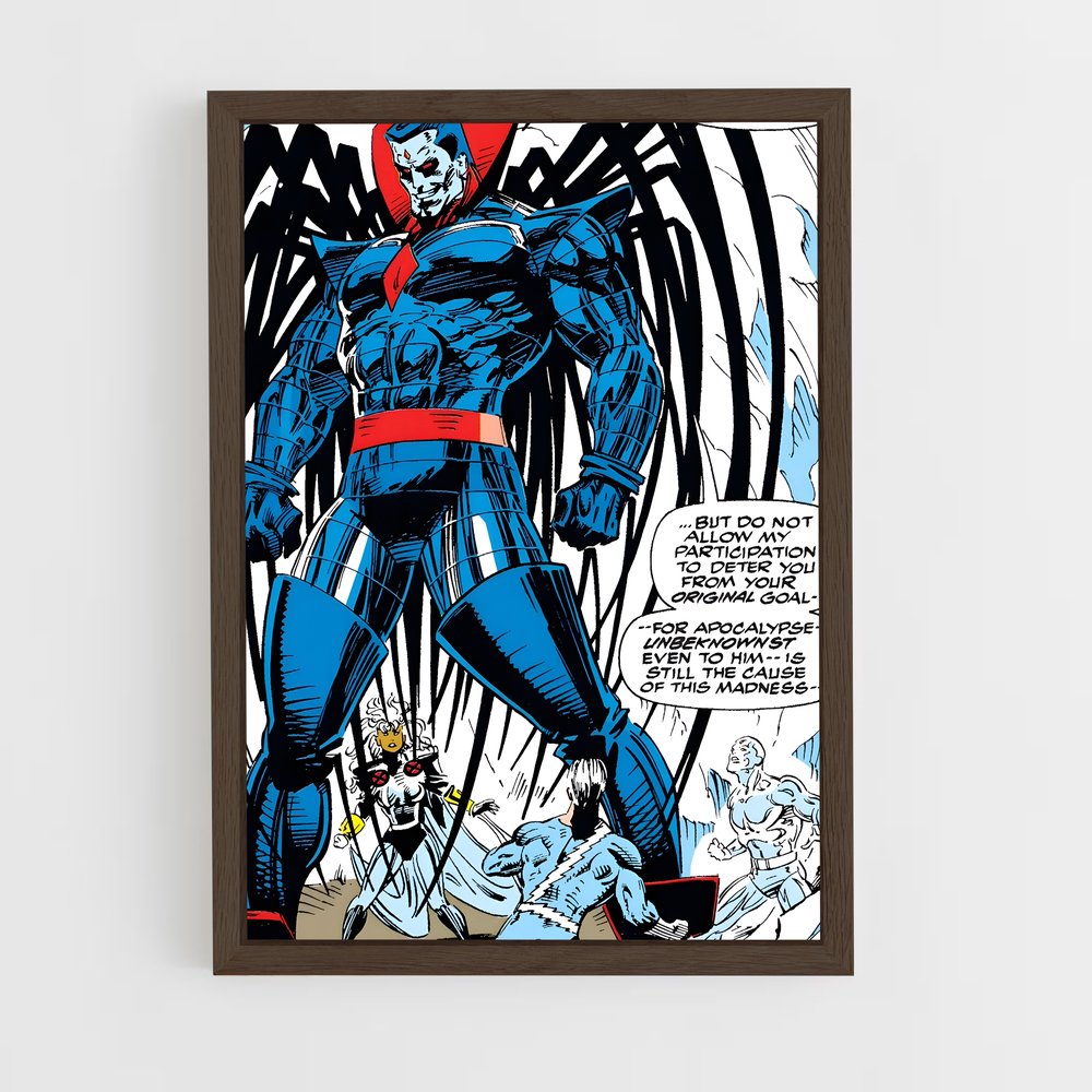 ap-mr sinister-8 cadre Bois foncé