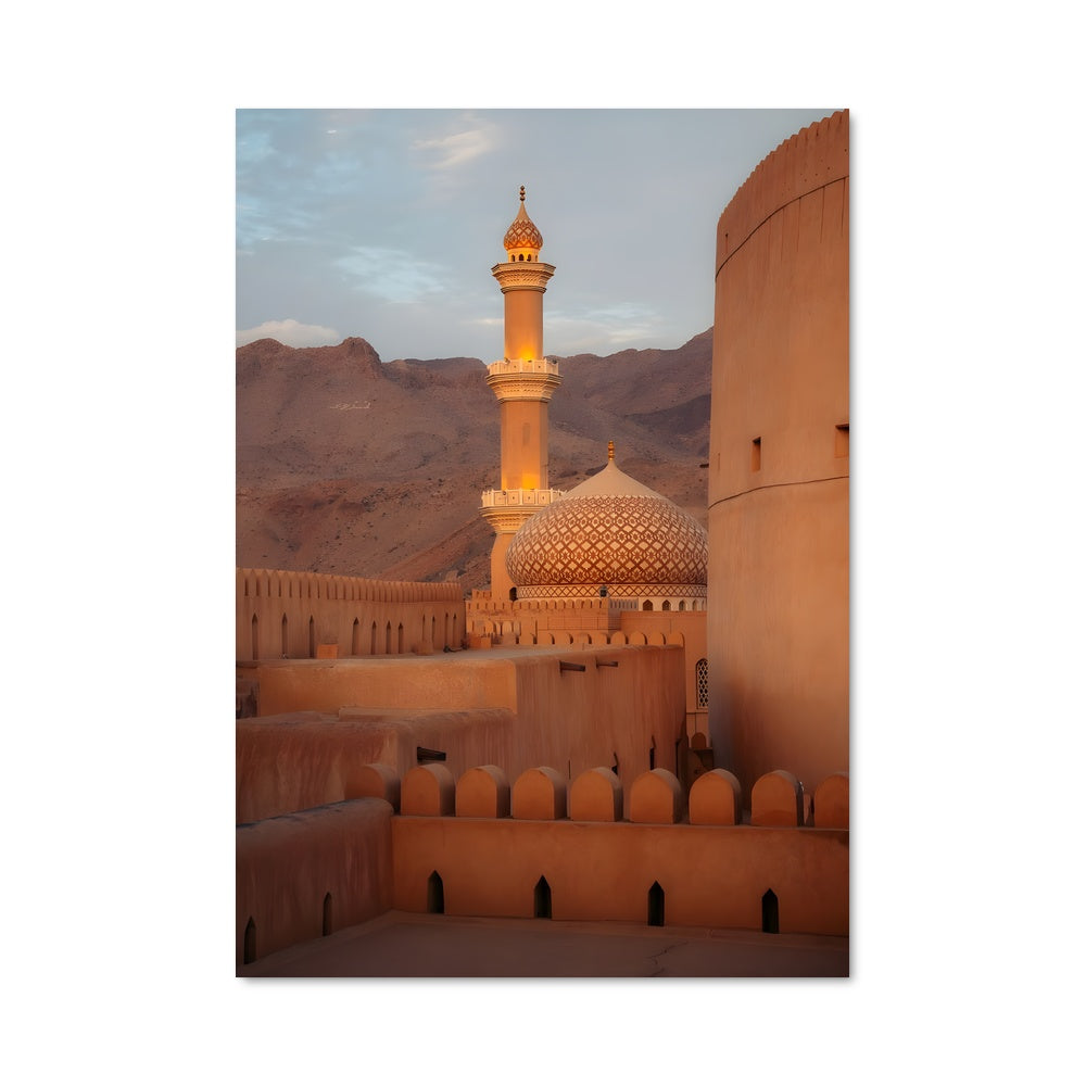 Poster Mosquée du Désert