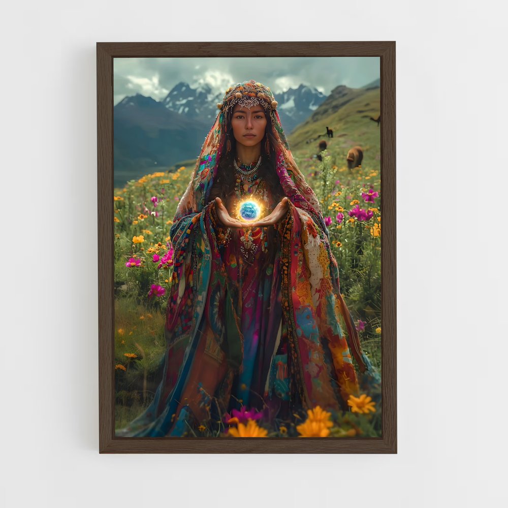 ap-pachamama-7 cadre Bois foncé