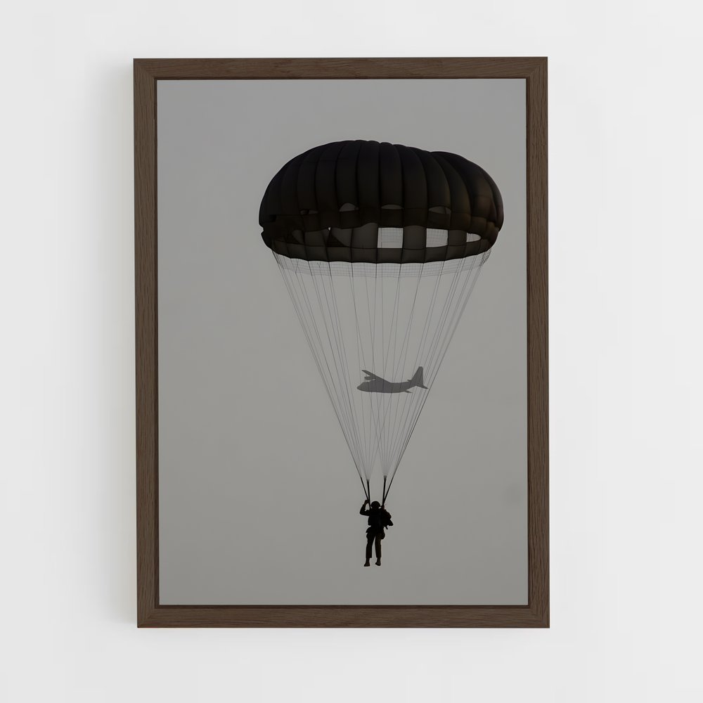 ap-paratrooper-1 cadre Bois foncé