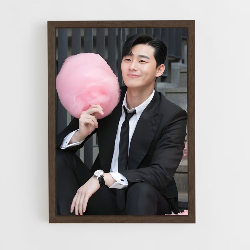 ap-park seo-joon-10 cadre Bois foncé