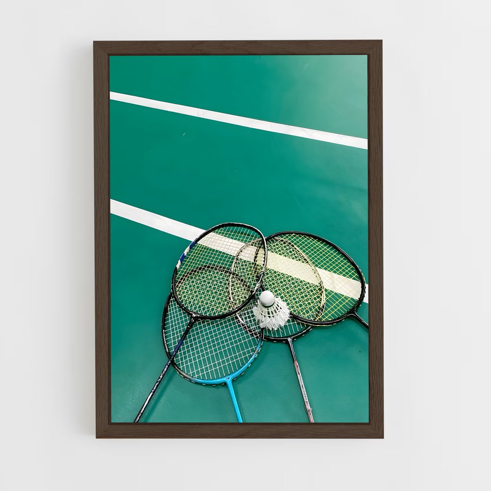 ap-pb djarum badminton club-3 cadre Bois foncé