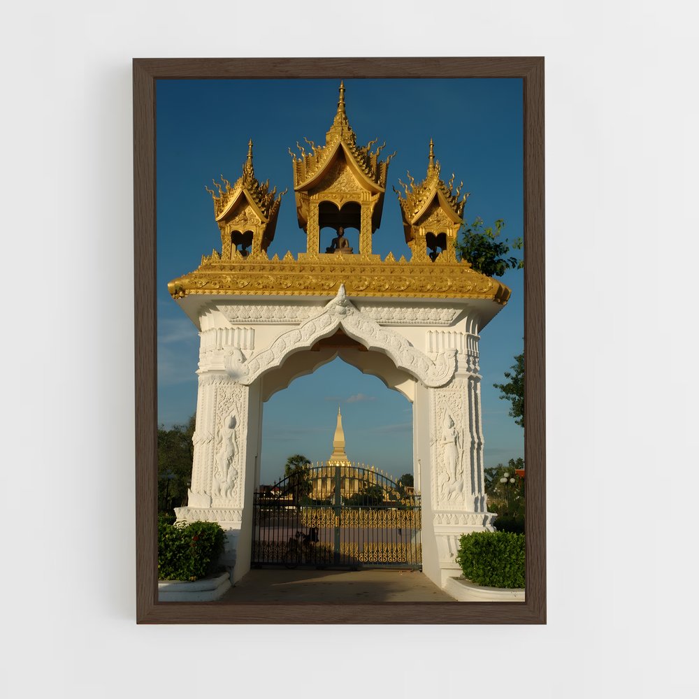 ap-pha that luang-5 cadre Bois foncé