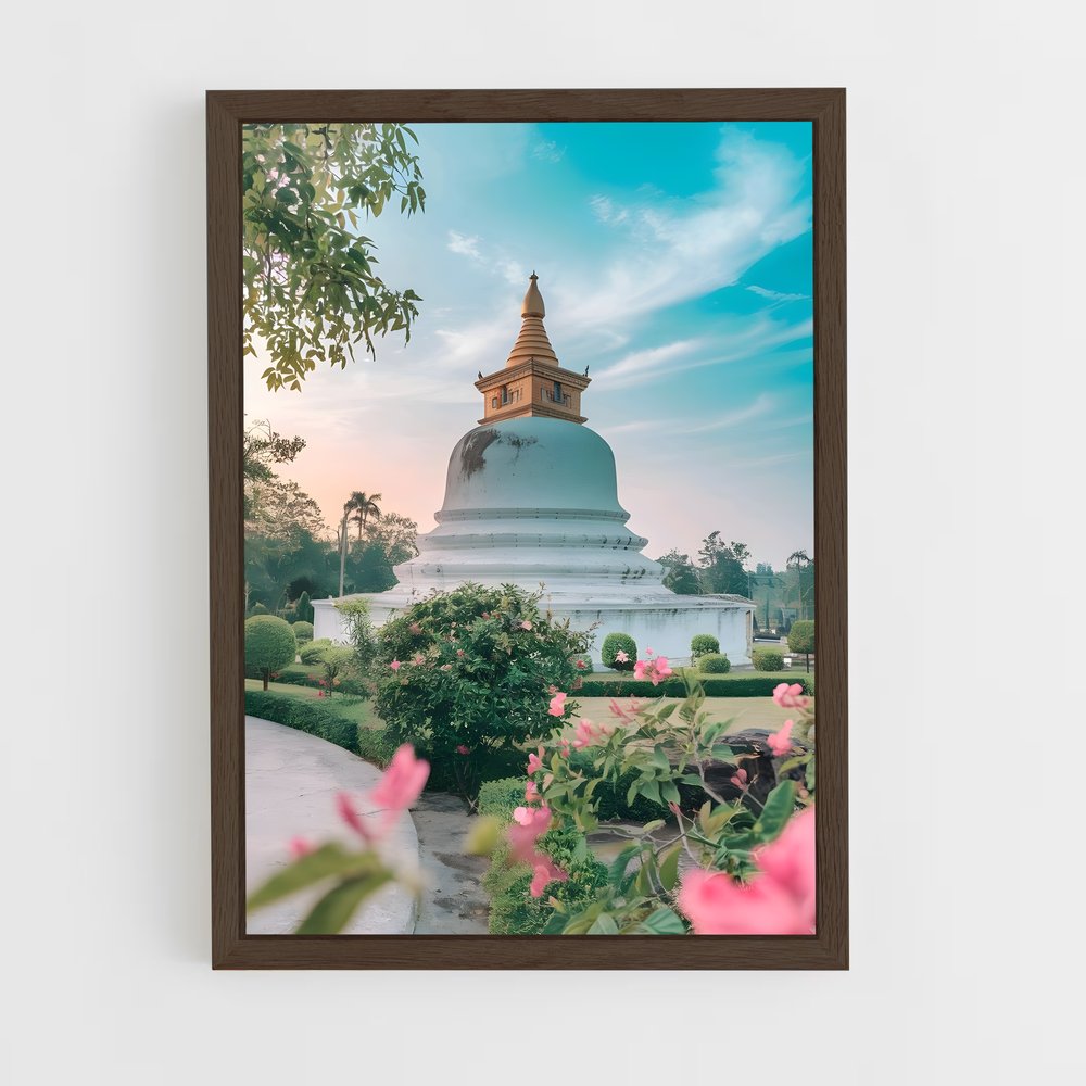 ap-pha that luang-7 cadre Bois foncé