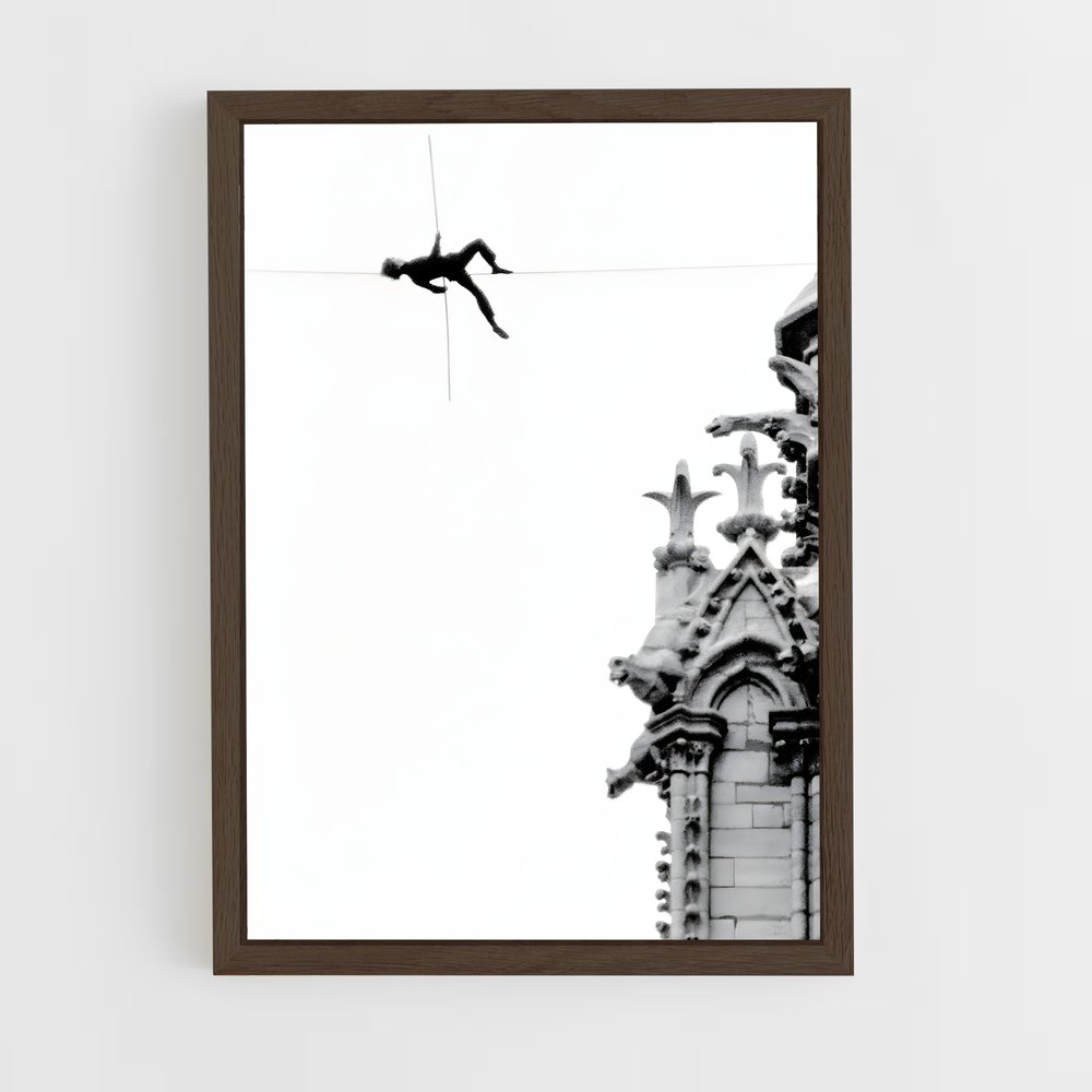 ap-philippe petit-1 cadre Bois foncé