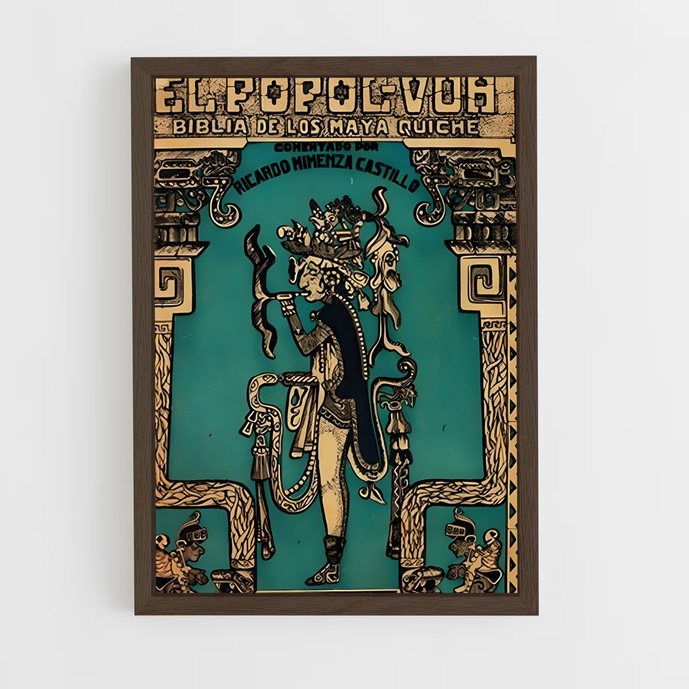 ap-popol vuh-1 cadre Bois foncé