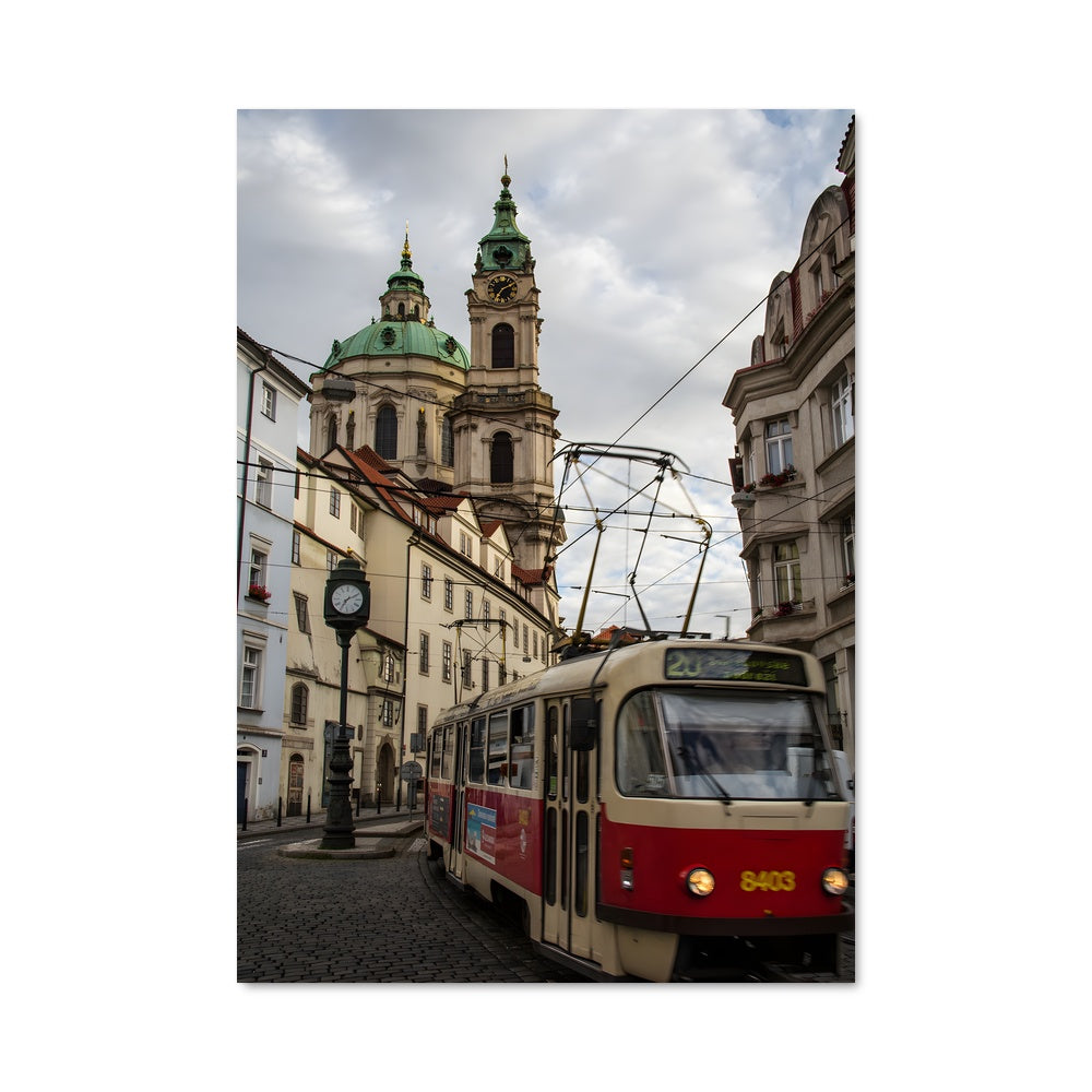 Poster Tramway Rouge