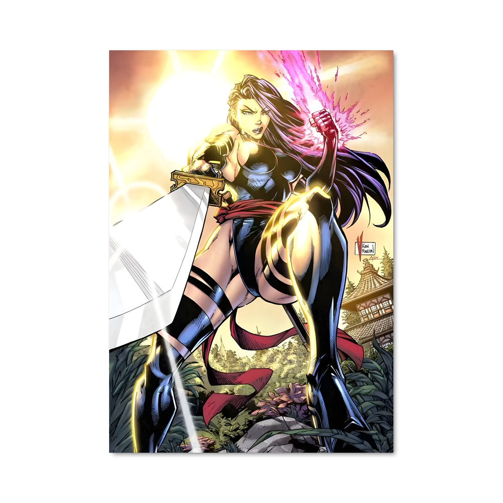 Poster Psylocke : L'Art des Ombres