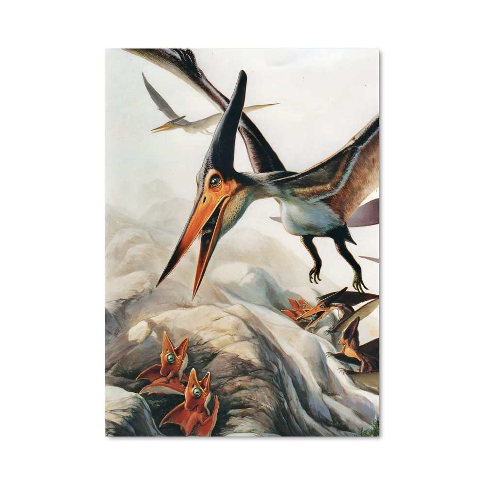 Poster Vol de Pteranodons