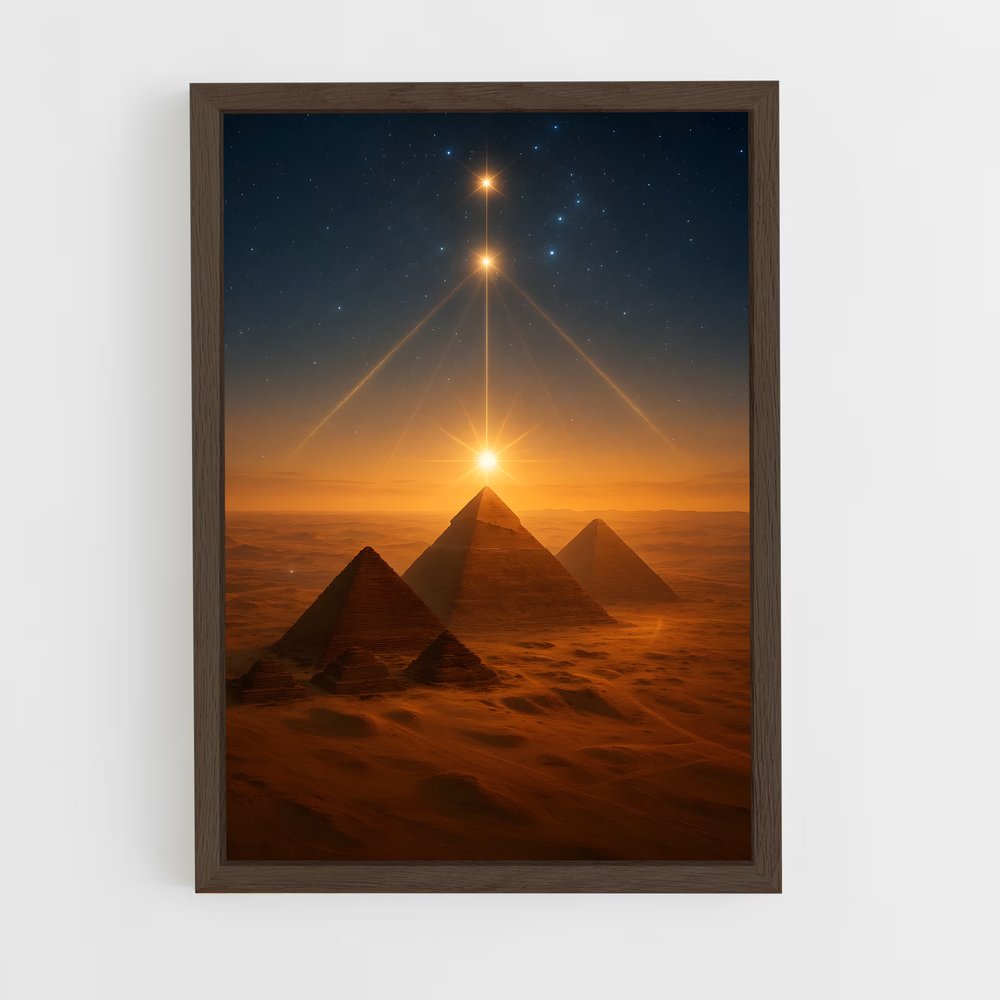 ap-pyramid gods-12 cadre Bois foncé
