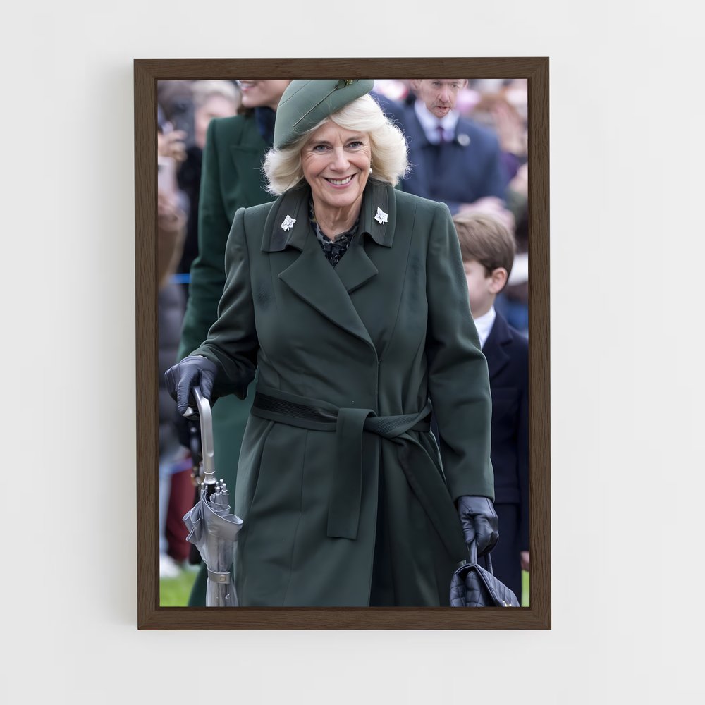 ap-queen camilla-2 cadre Bois foncé
