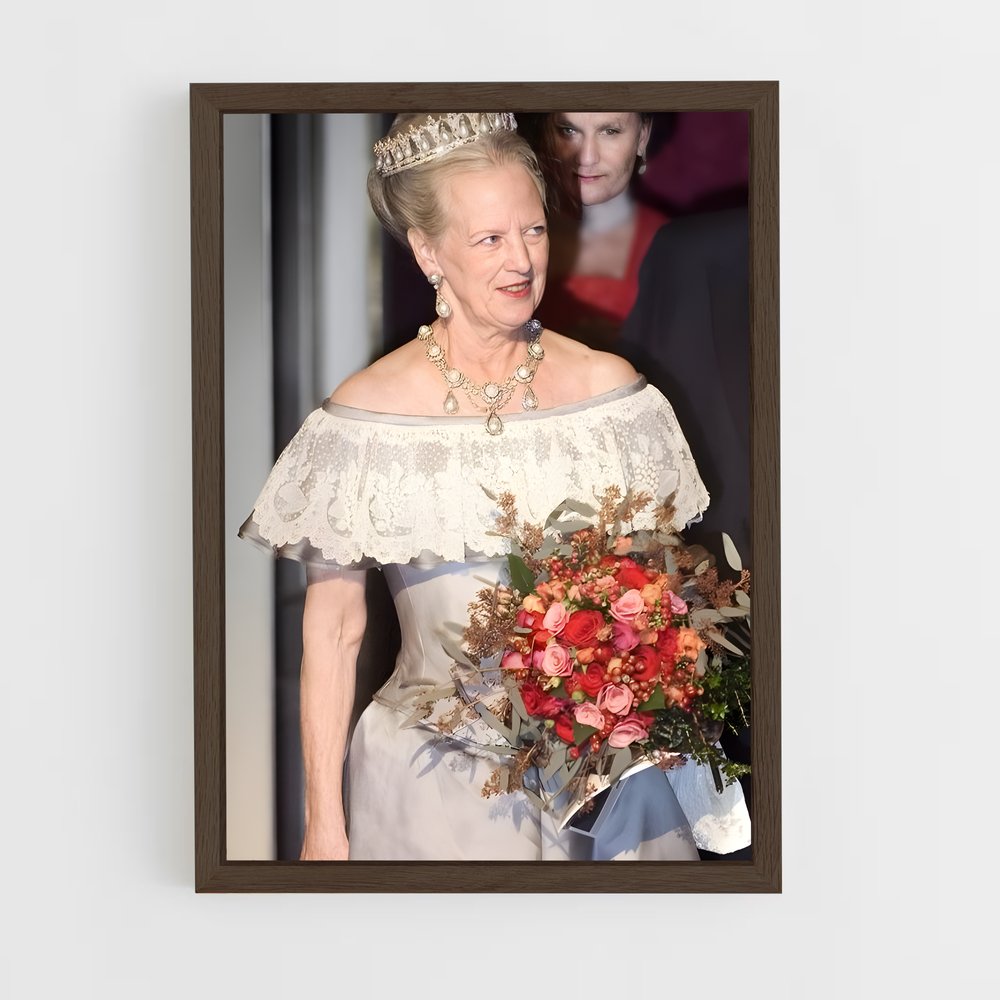 ap-queen margrethe ii-6 cadre Bois foncé