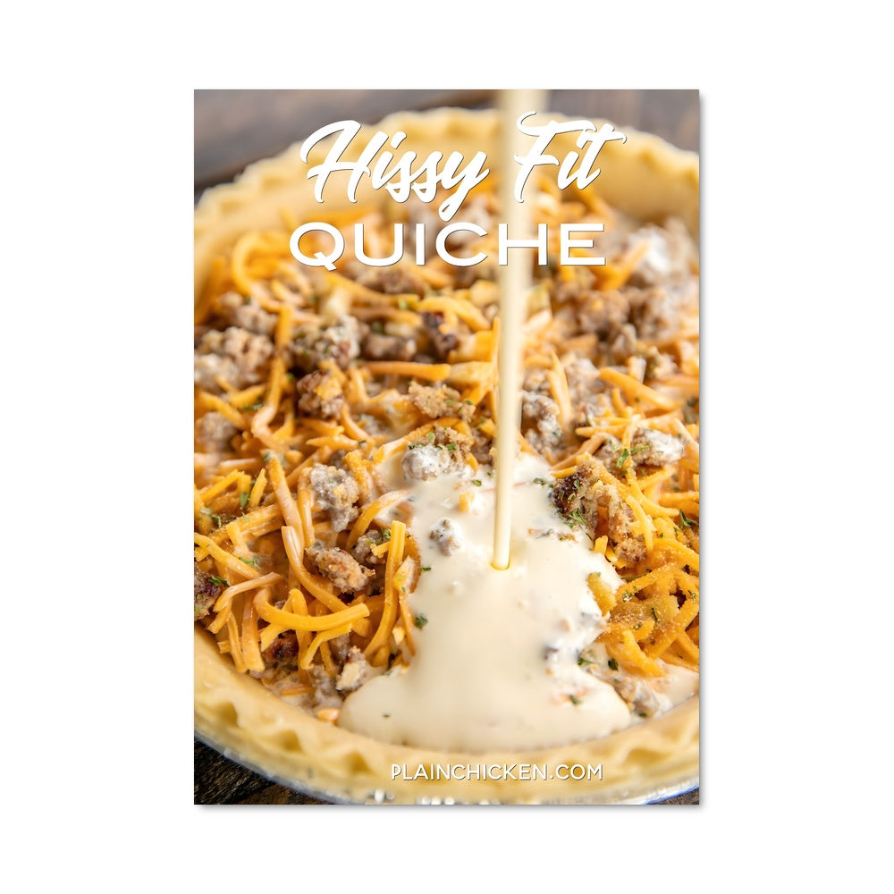 Poster Quiche Savoureuse