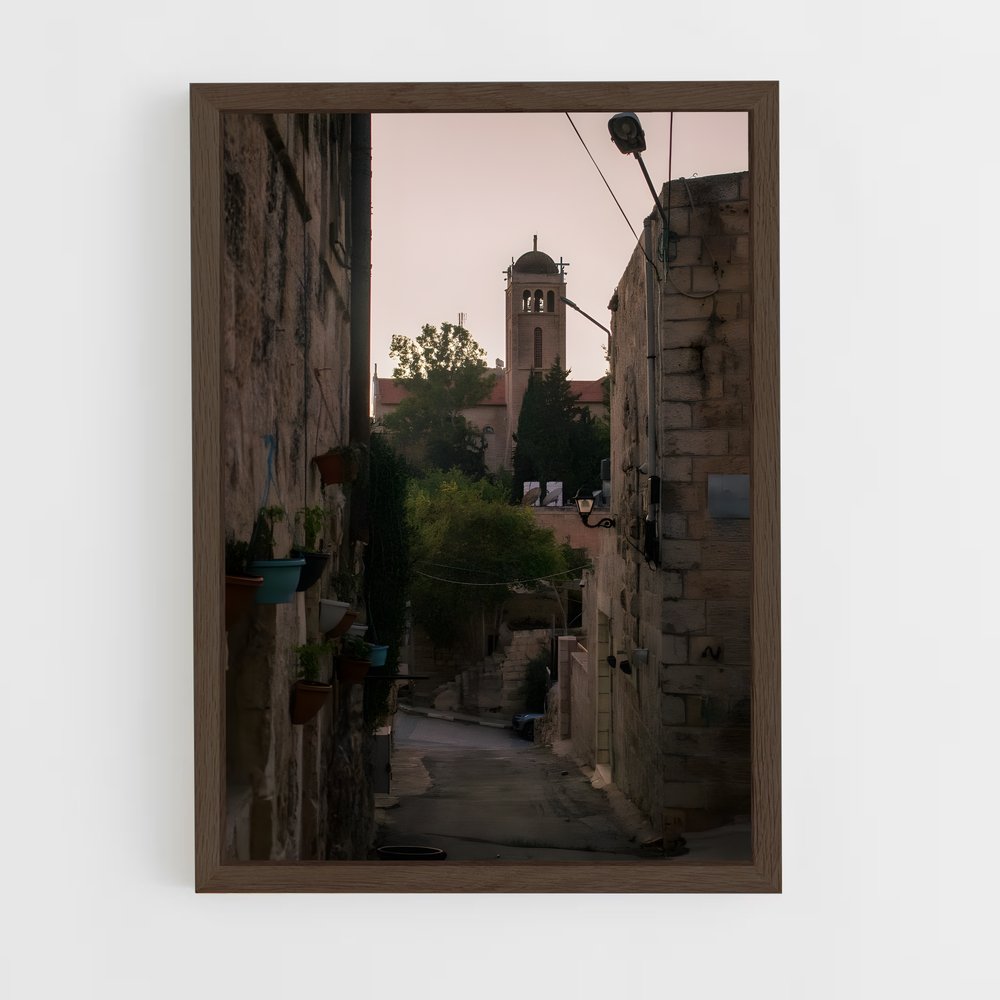 ap-ramallah-8 cadre Bois foncé
