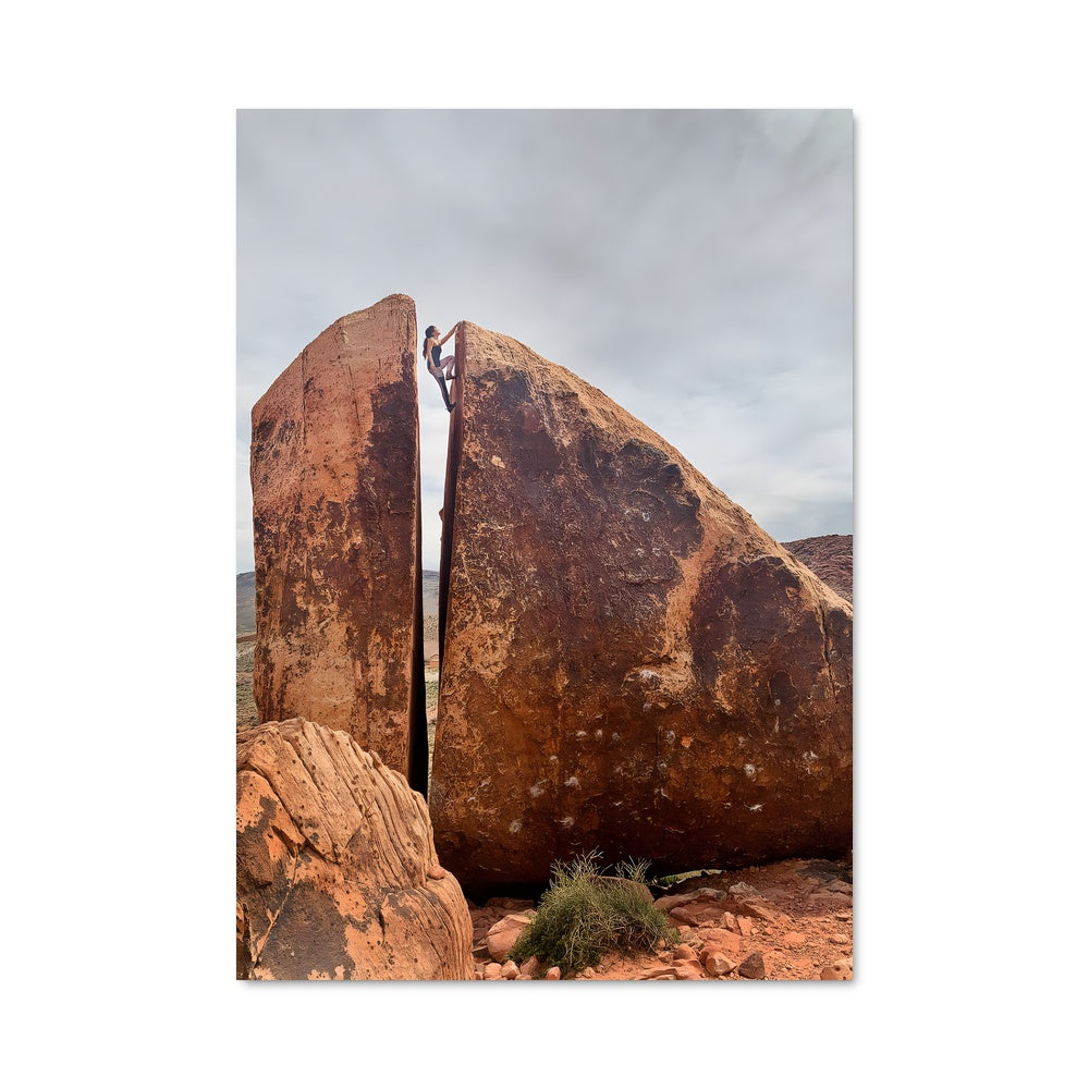 Poster Red rocks climbing nevada 63015