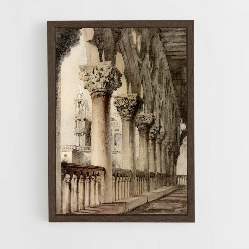 ap-renaissance architecture-11 cadre Bois foncé