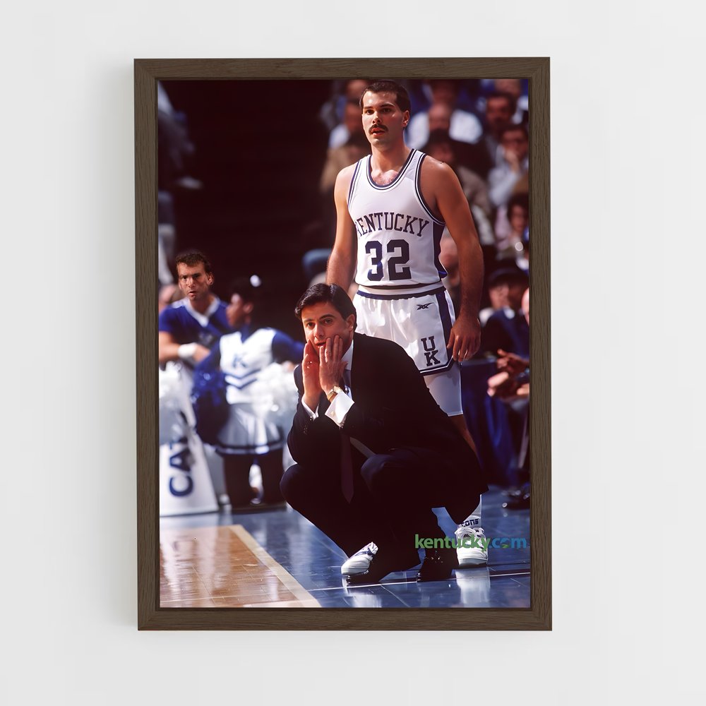 ap-rick pitino-1 cadre Bois foncé