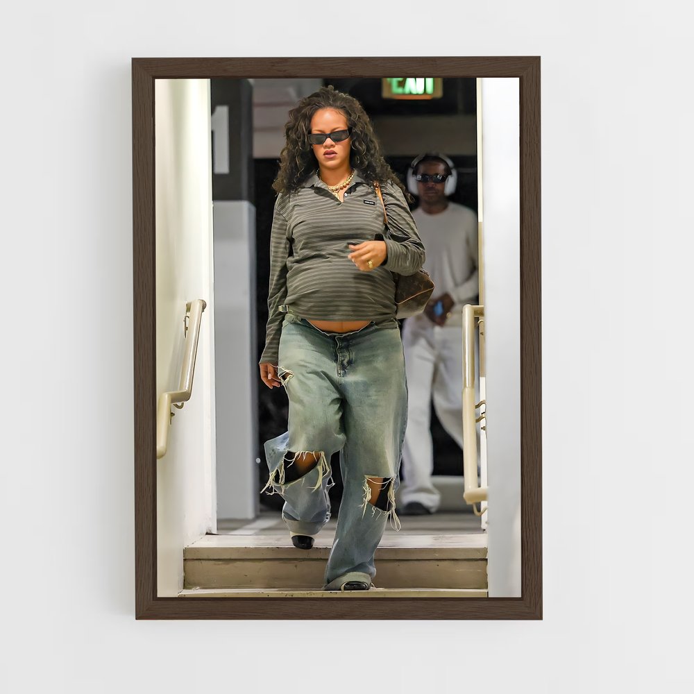 ap-rihanna-3 cadre Bois foncé