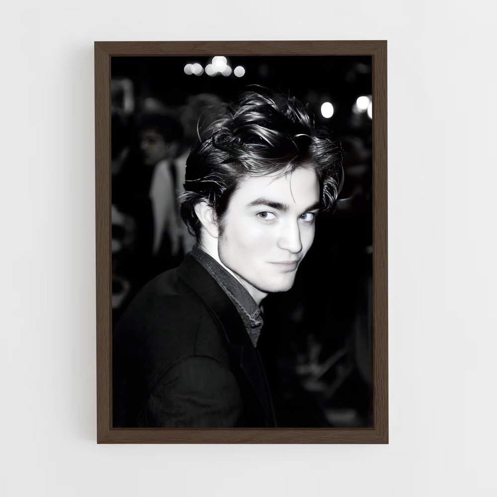 ap-robert pattinson-4 cadre Bois foncé