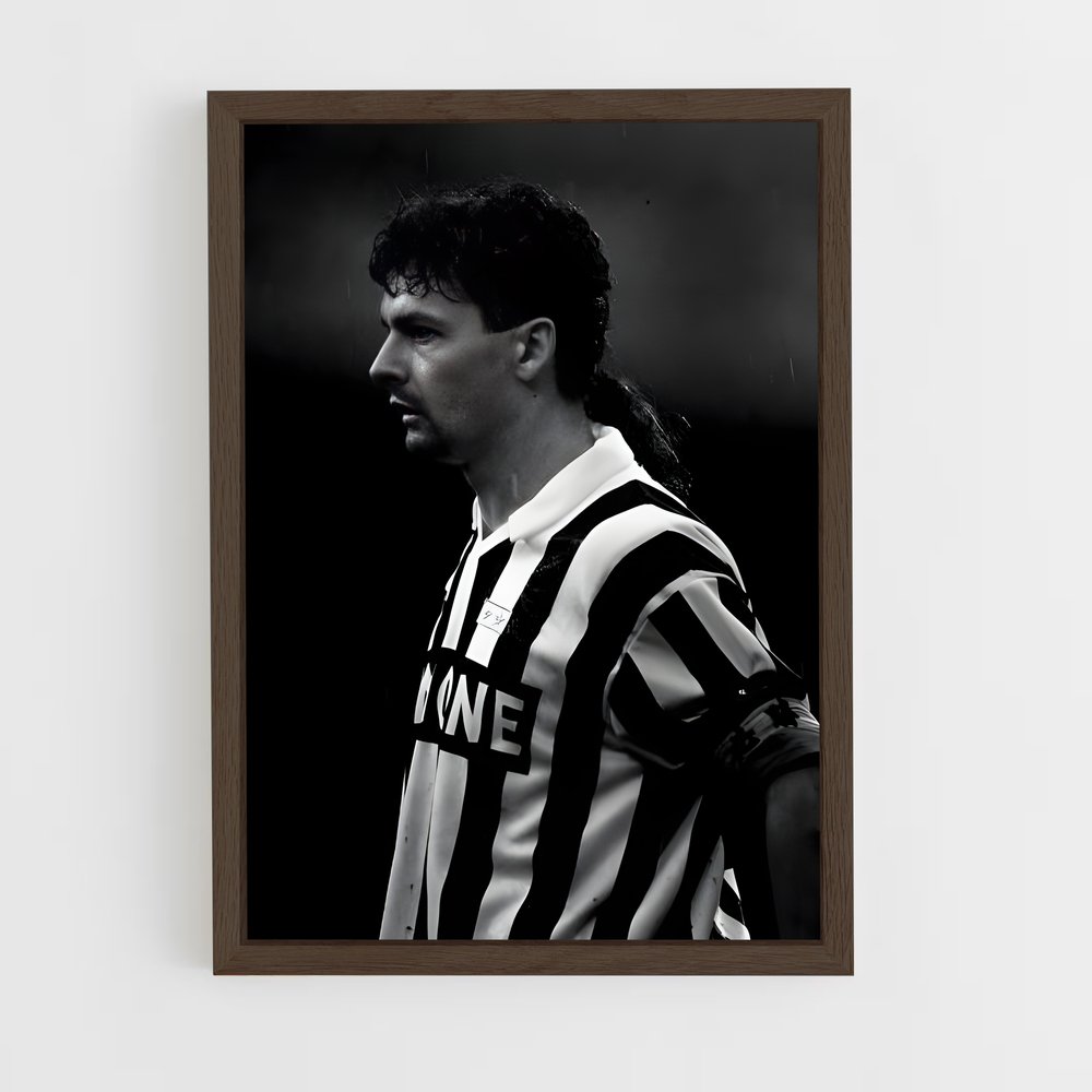 ap-roberto baggio-11 cadre Bois foncé