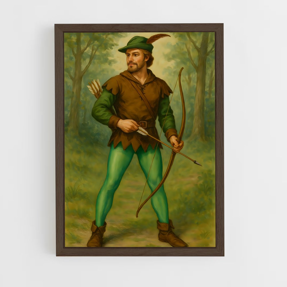 ap-robin hood legendary archer-9 cadre Bois foncé