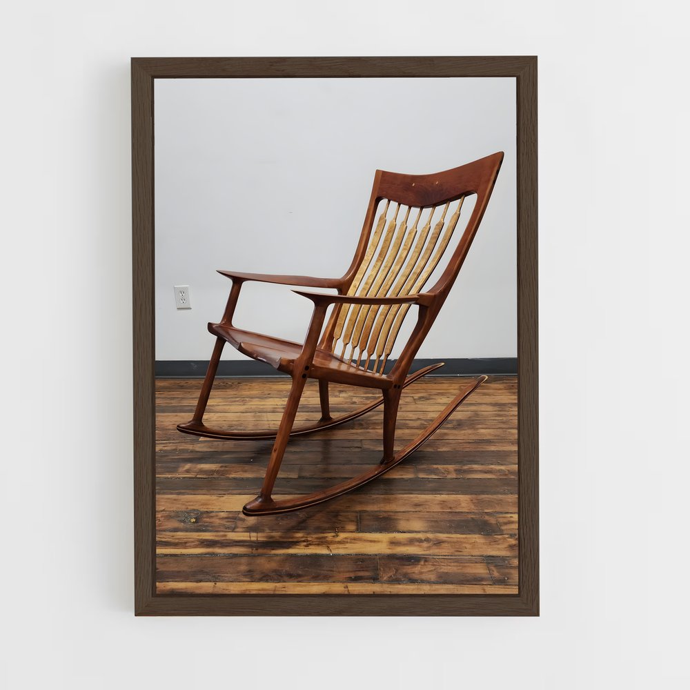 ap-rocking chair-2 cadre Bois foncé