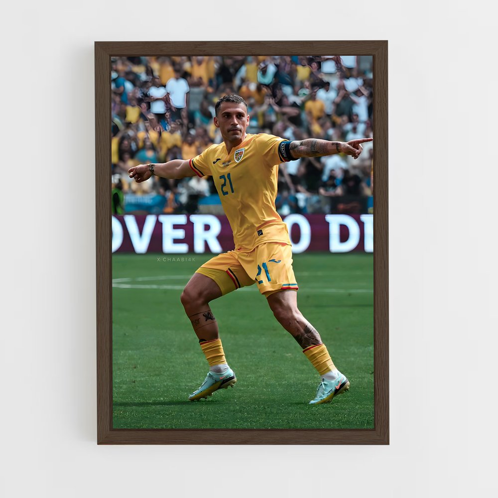 ap-romania national football team-3 cadre Bois foncé