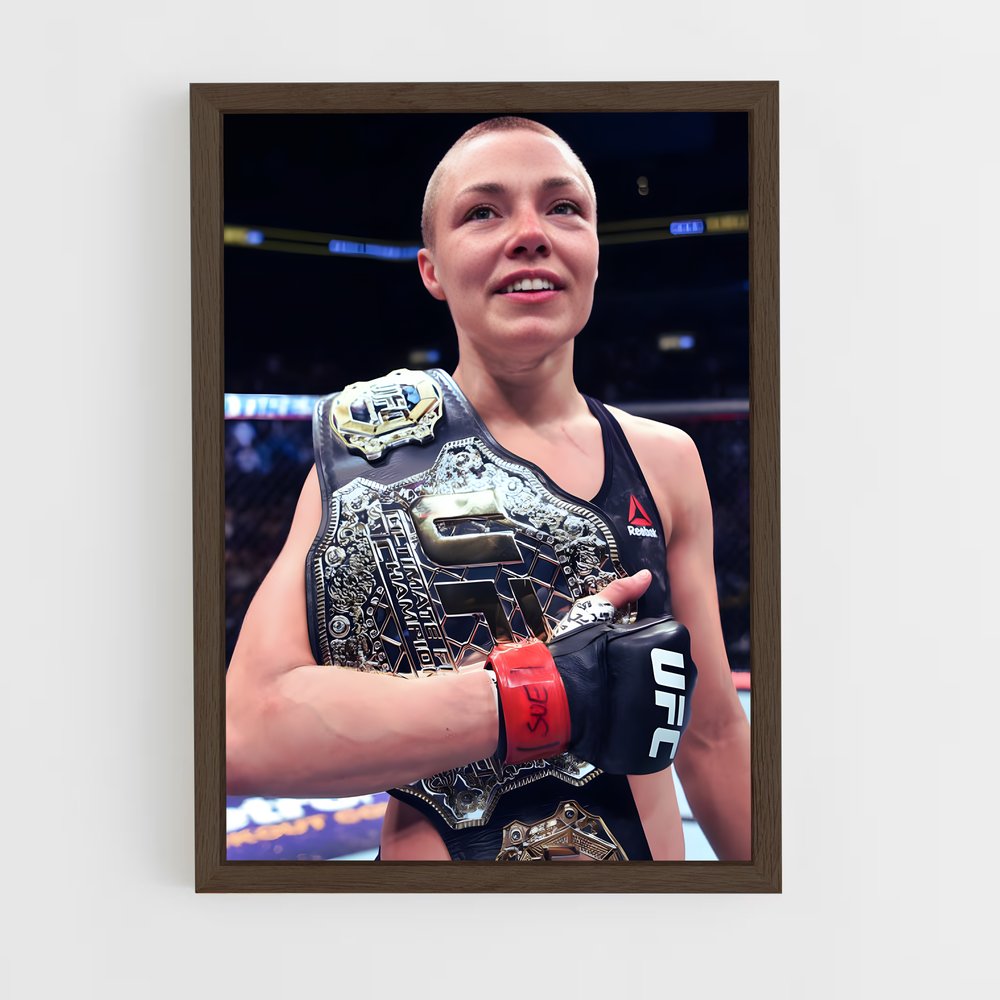 ap-rose namajunas-3 cadre Bois foncé